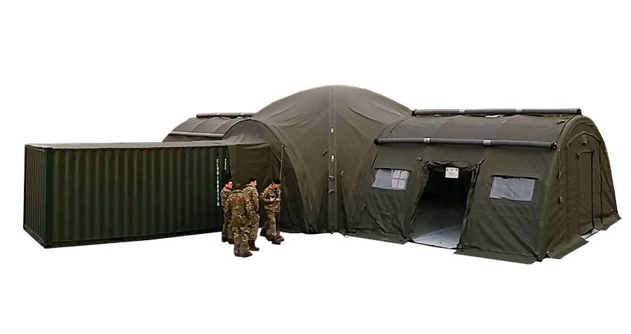 High-pressure military tent Nixus PRO-X with central module
