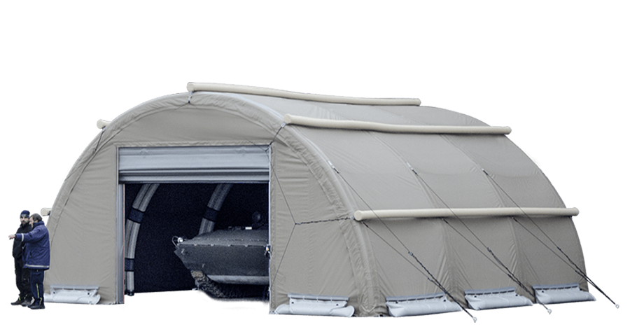 Rapid deploy high-pressure military tent Nixus RIBS